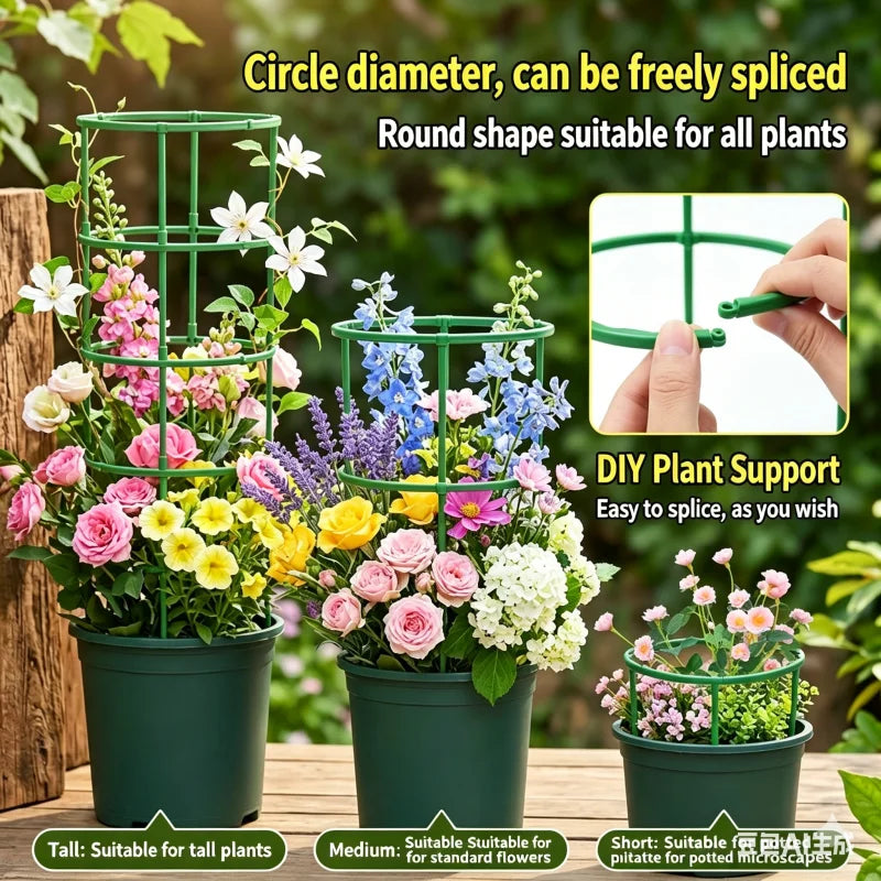 Round Plant Support Rings Set
