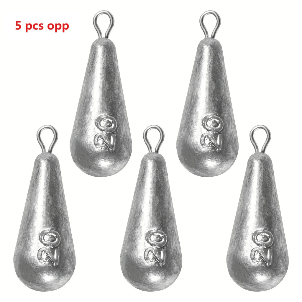 Teardrop Fishing Weights Sinkers Kit