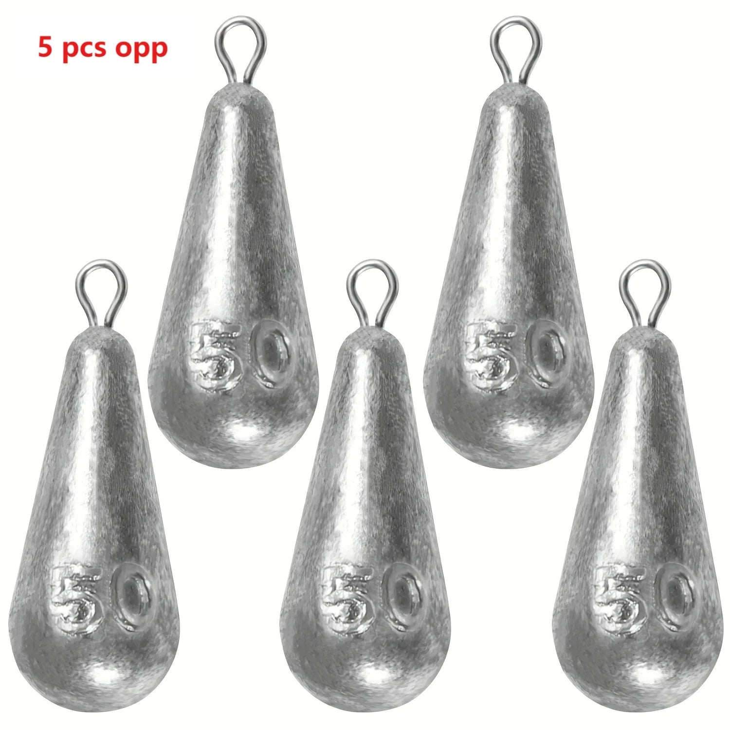 Teardrop Fishing Weights Sinkers Kit
