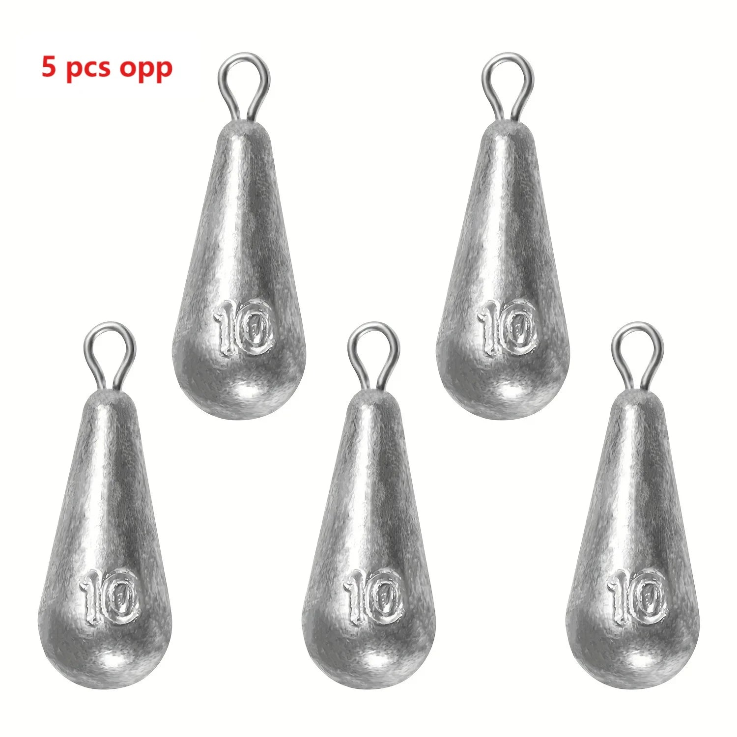 Teardrop Fishing Weights Sinkers Kit