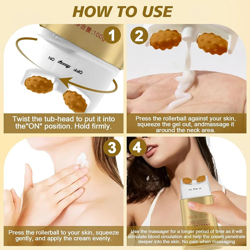 Neck Lifting Roller Lotion — Tighten, Nourish & Smooth