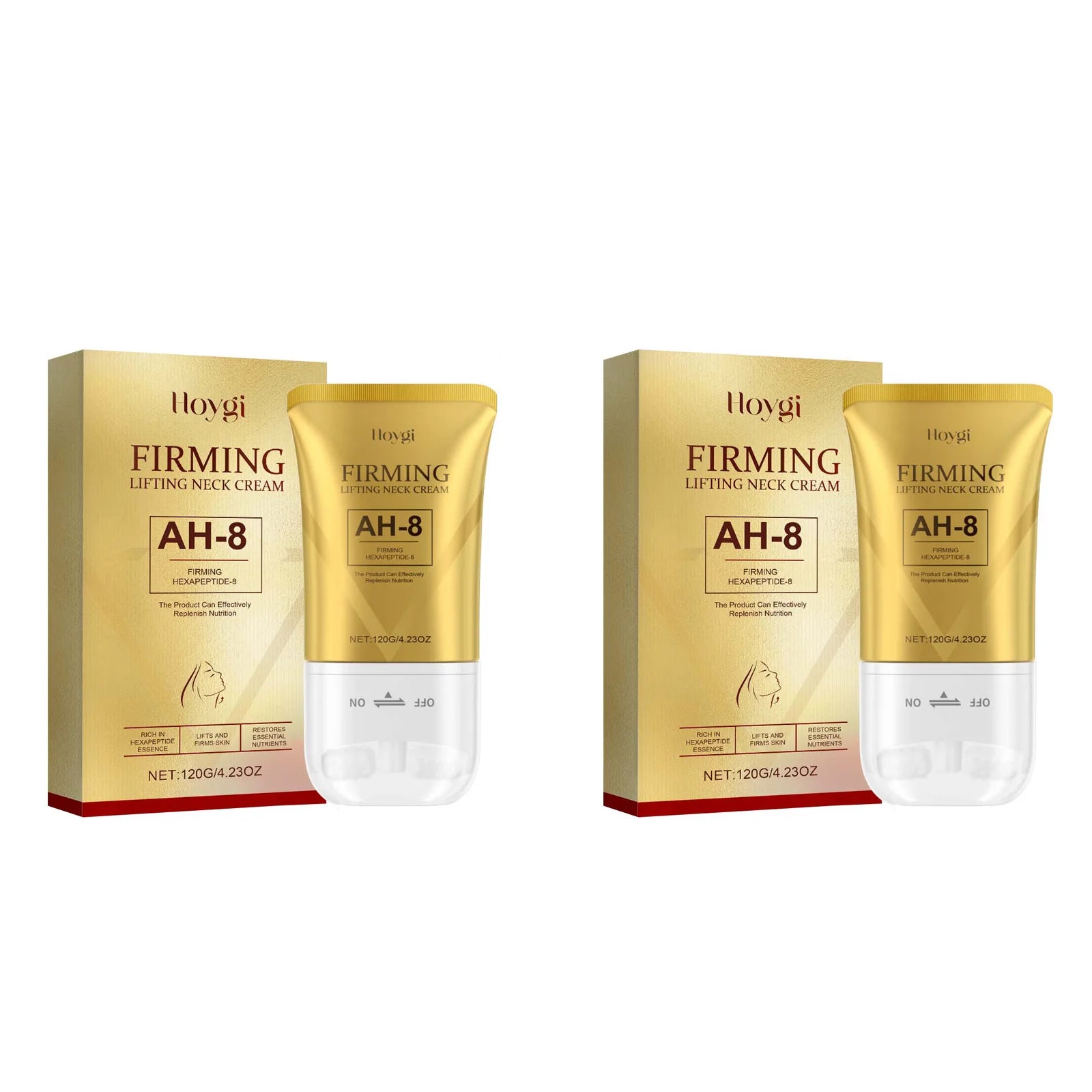 AH-8 Neck Firming Roller Cream — Reduce Double Chin & Fine Lines