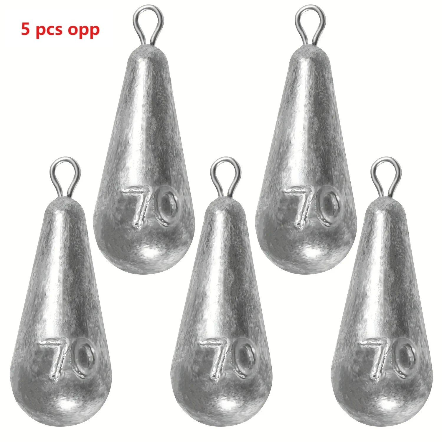 Teardrop Fishing Weights Sinkers Kit
