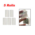 16Rolls Thermal Printer Papers 57x25mm Self-adhesive Thermal Papers HD Color Label Printers for Inkless Mini Portable Printer