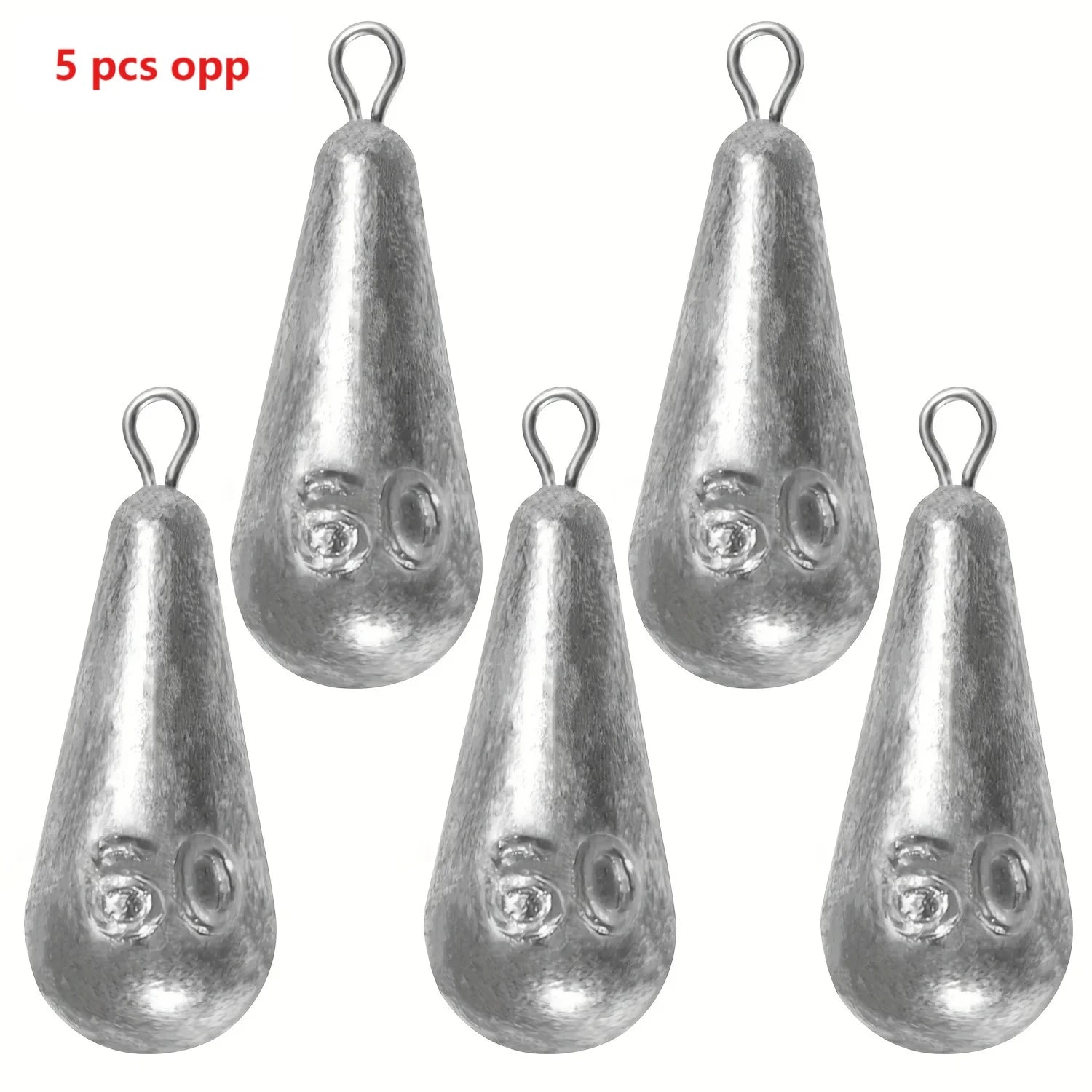 Teardrop Fishing Weights Sinkers Kit