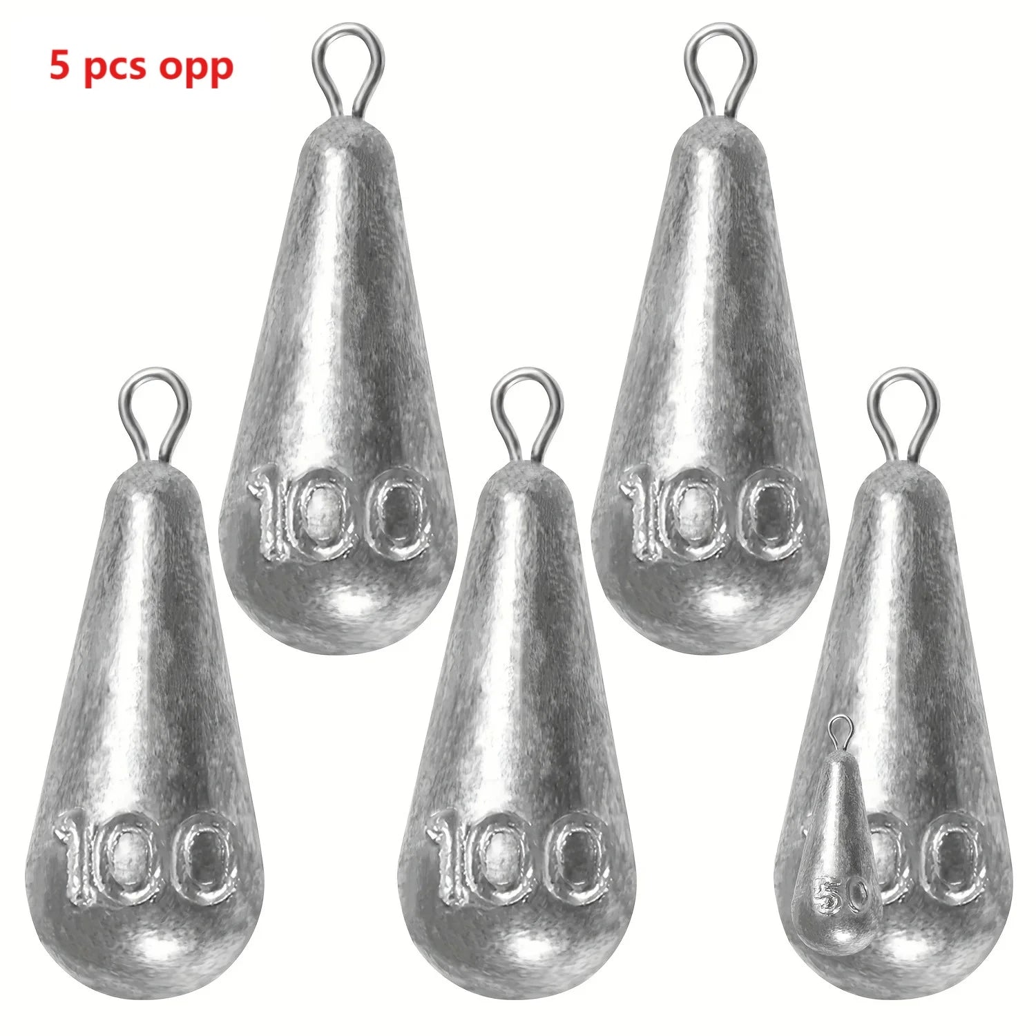 Teardrop Fishing Weights Sinkers Kit