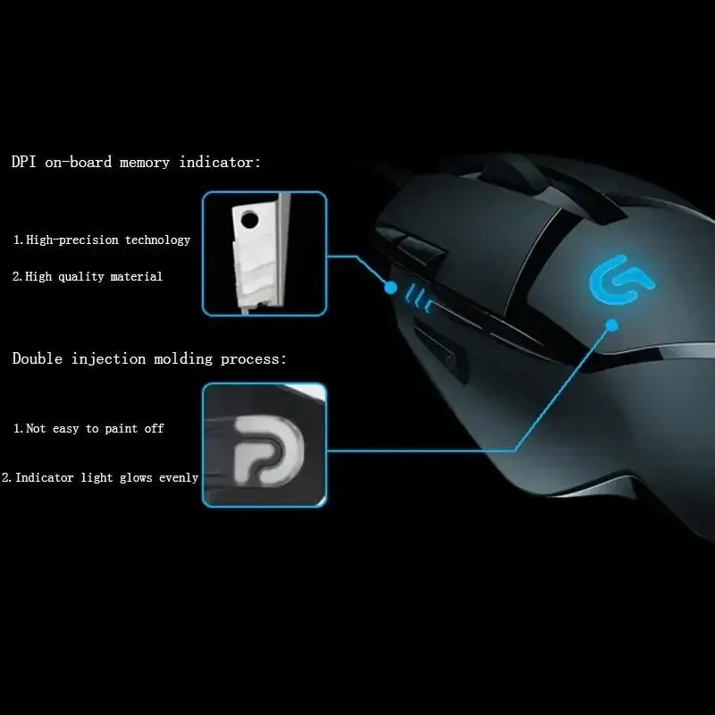 Logitech G402 General-purpose gaming mouse - Comfortable ...