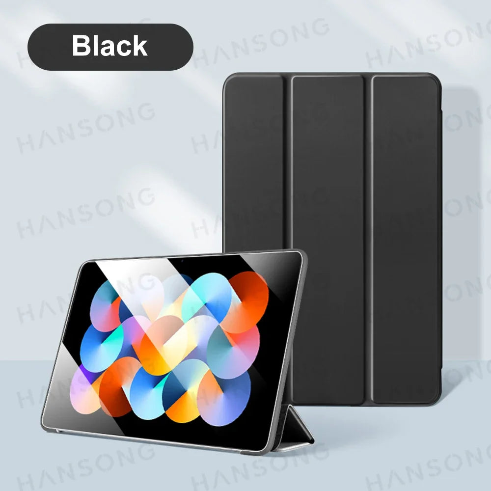 For Xiaomi Redmi Case pro 12.1in 2024 Flip Stand PU Protective Cover For Redmi Pad SE 11in Leather Shell Tablet Protective Case