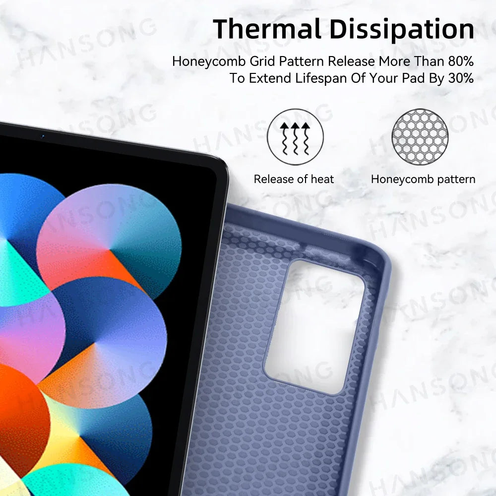 For Xiaomi Redmi Case pro 12.1in 2024 Flip Stand PU Protective Cover For Redmi Pad SE 11in Leather Shell Tablet Protective Case
