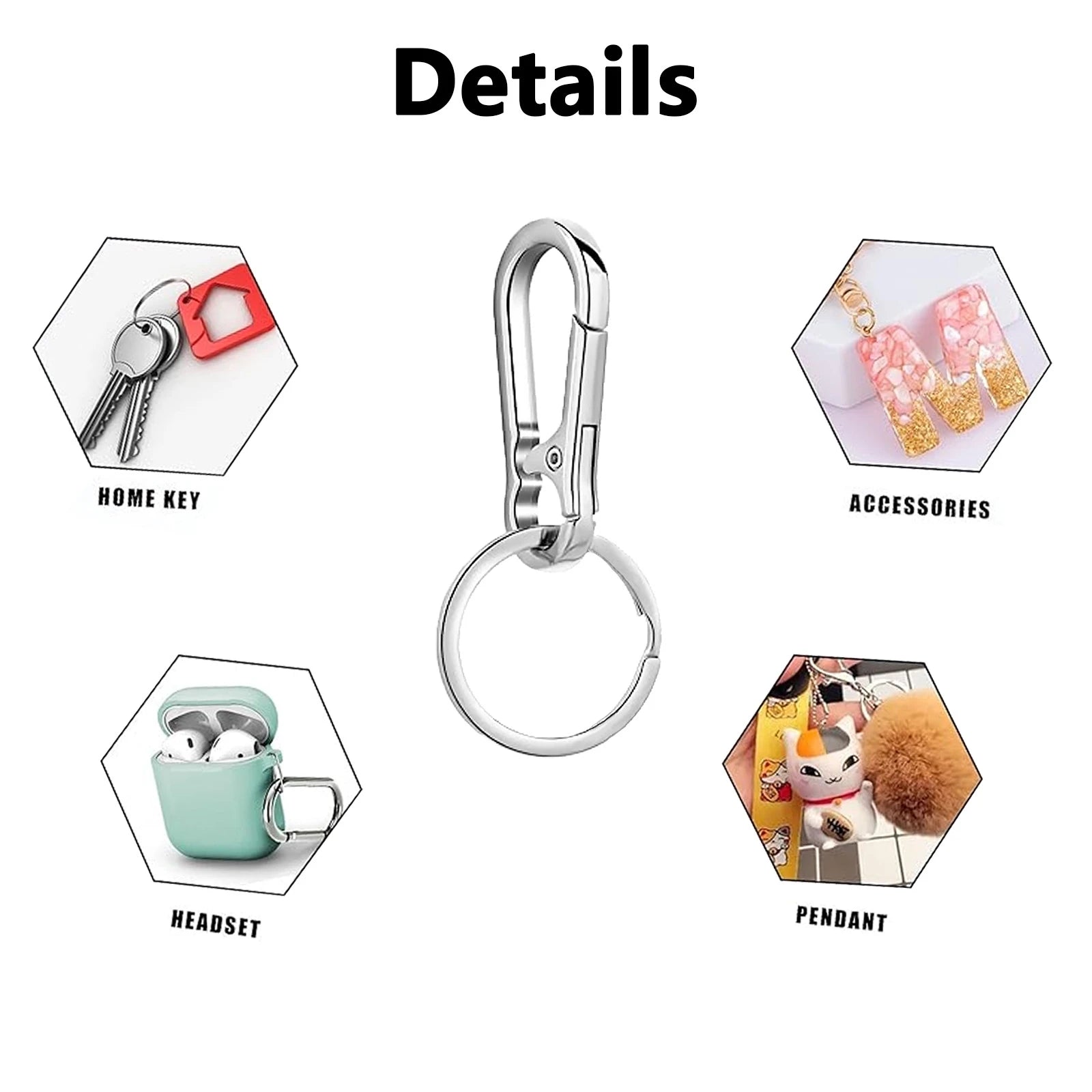 Stainless Steel S-Hooks (10-Pack)