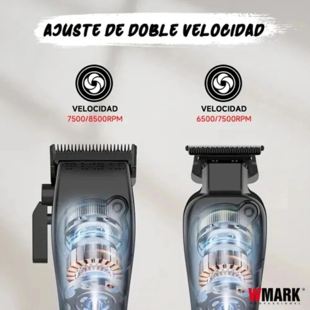 WMARK Trimmer	Professional Haircut Kit DLC Blade Hair Cli...