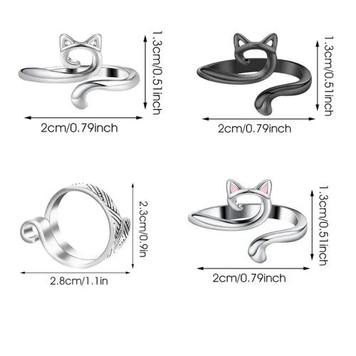 Adjustable Knitting Yarn Guide Rings