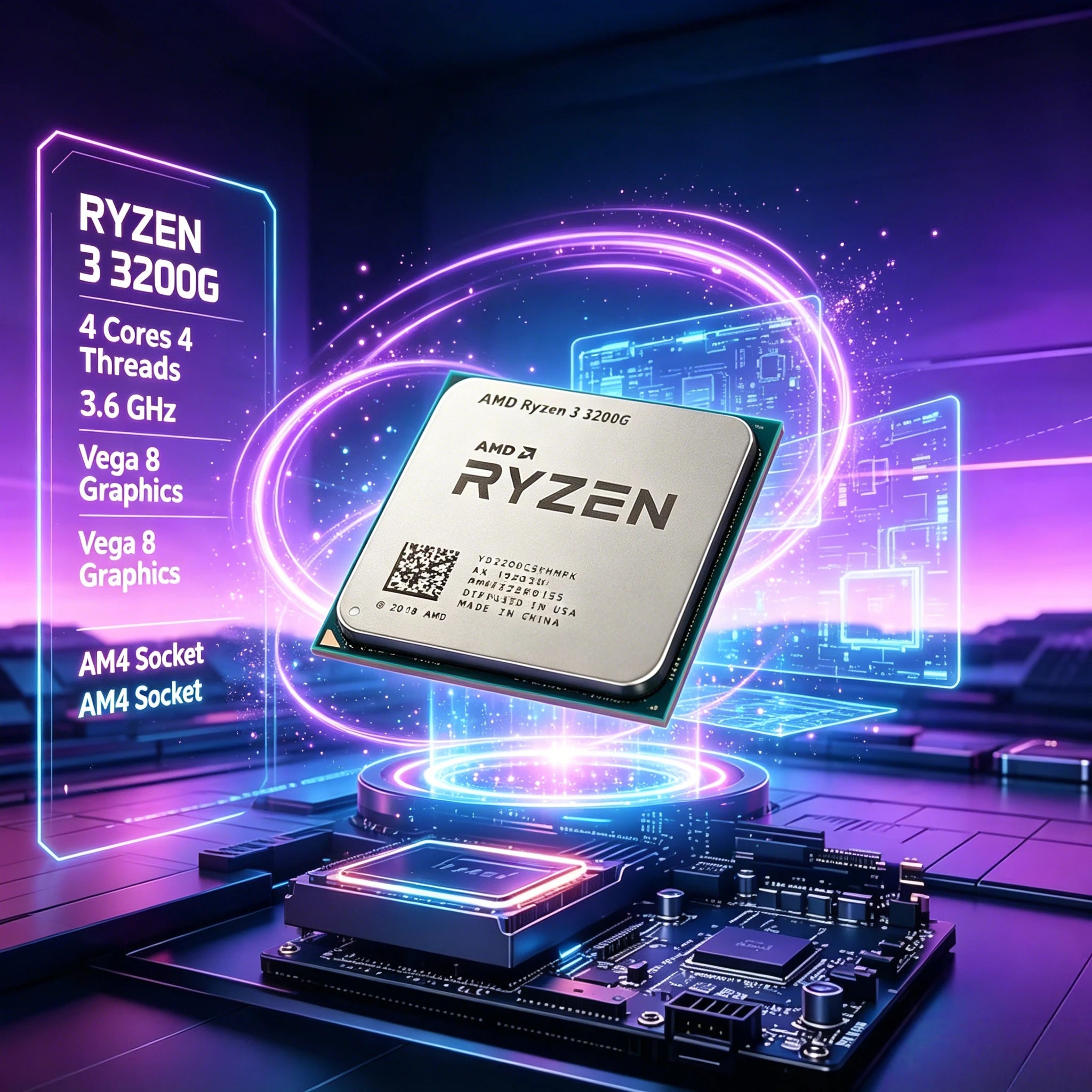 AMD Ryzen 3 3200G Desktop Processor