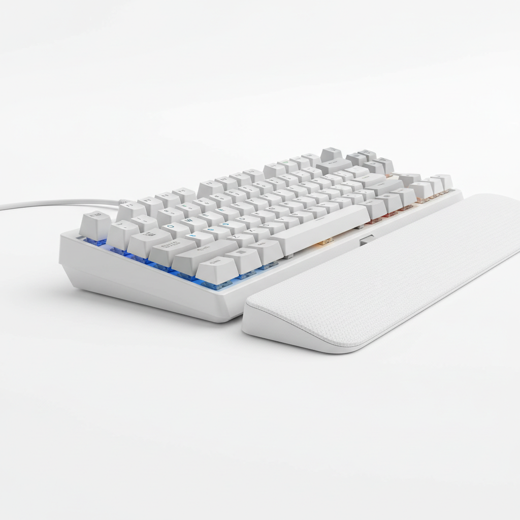 Gaming Keyboard side profile view